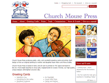 Tablet Screenshot of churchmousepress.com